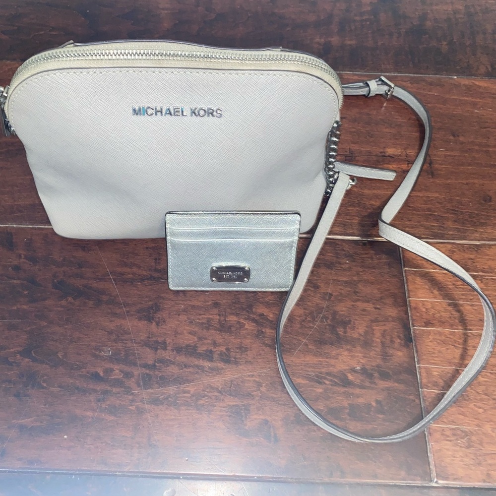 Michael kors purse + card case